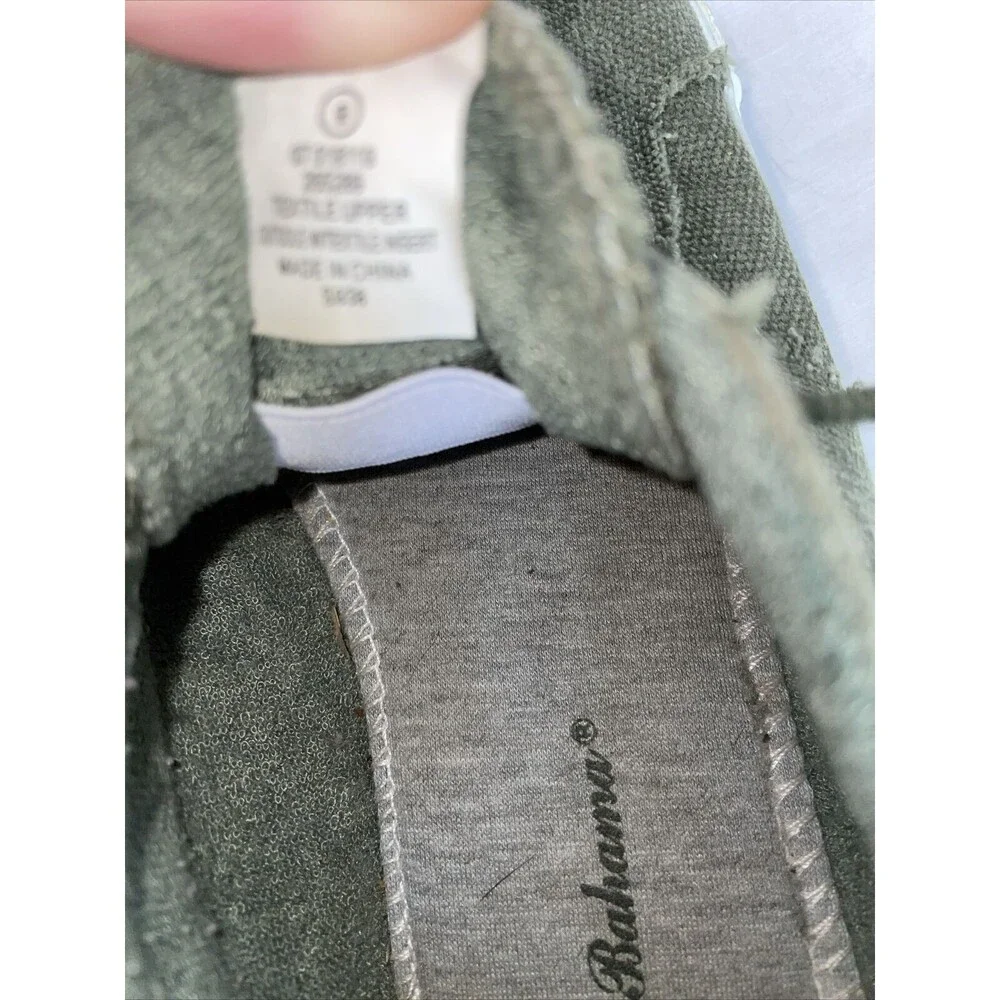 Tommy Bahama Women’s Casual Canvas Shoes Size 9 M Green Beach River Comfort
